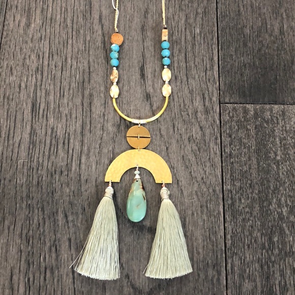 Lucky Brand Tassel Woman’s statement necklace - Picture 2 of 8